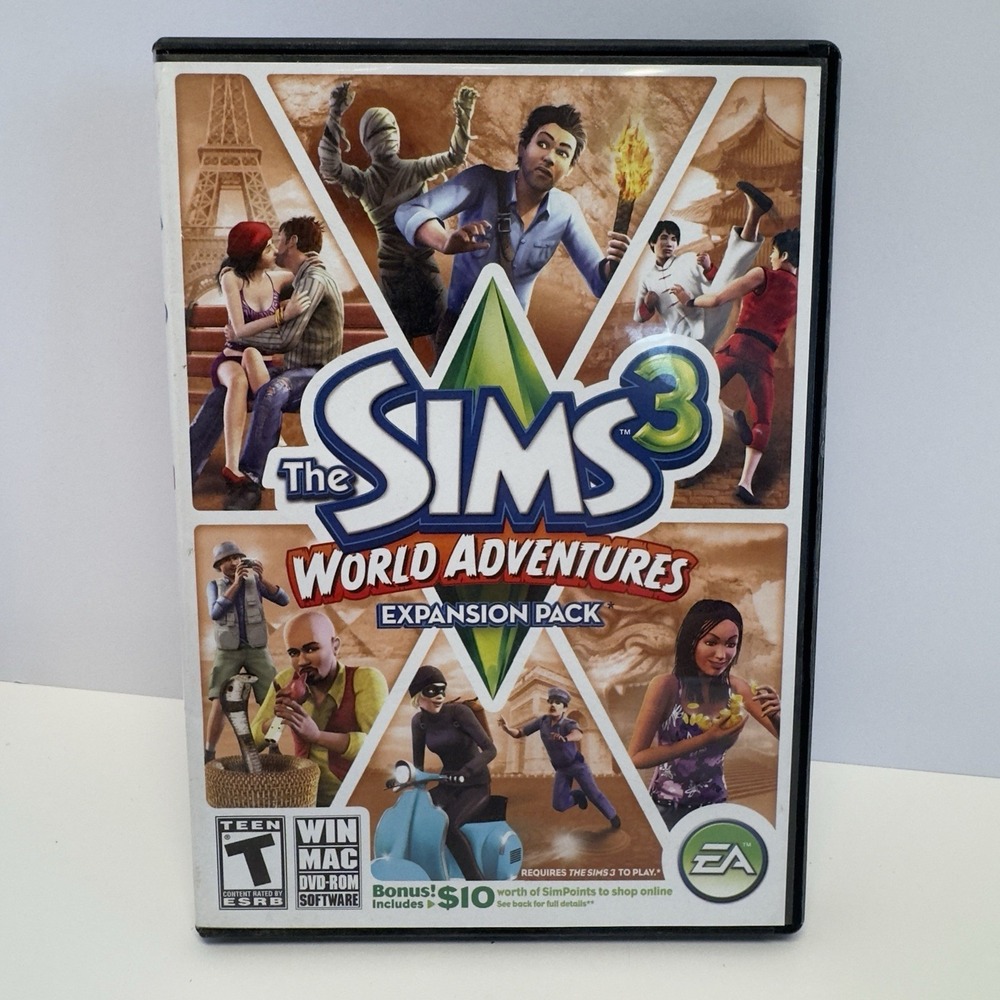 The Sims 3 World Adventures PC Game Complete 2009 Expansion